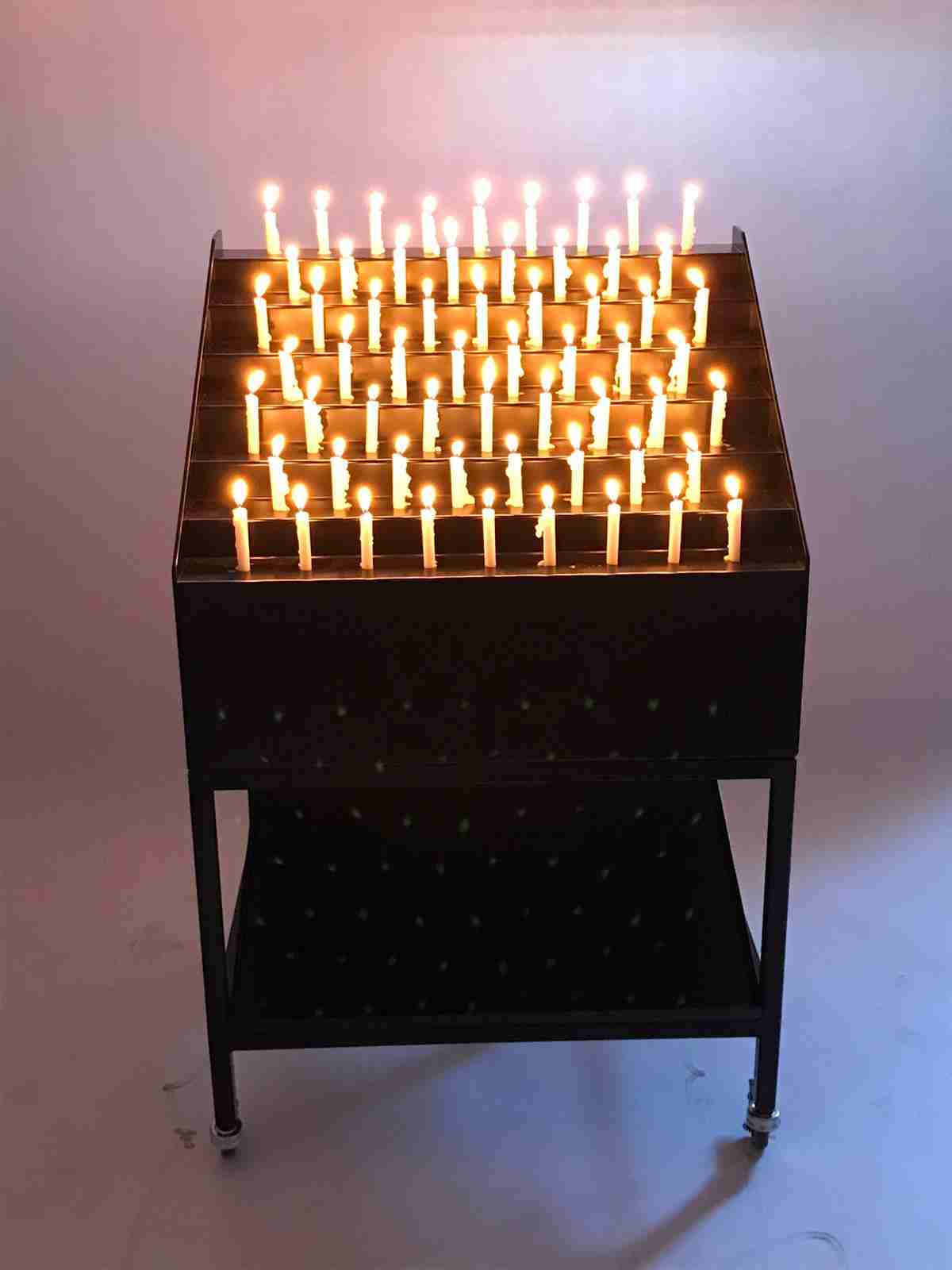 Déco Photophore pour Bougie votive en métal 13 cm