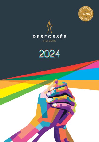 Ciergerie Desfossés catalogue 2024 - édition janvier - couverture