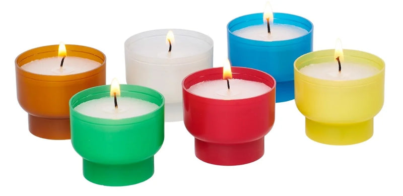 L'art des couleurs des bougies dans liturgie catholique