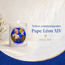 Bougie votive Pape Léon XIV visite en France - septembre 2026 Ciergerie Desfossés