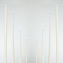 Cierge conique percé Extinction automatique. Combustion : de 5 à 38 au kg hauteur 28-61 cm, diamètre 1.4-2.2 cm Ciergerie Desfossés