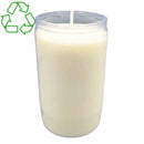 Bougie votive 3 jours cire végétale et minérale. Godet plastique recyclable transparent. Lampe de sanctuaire, illumination +/- 3 jours  Ø 5,2 cm H 9,5 cm Ciergerie Desfossés