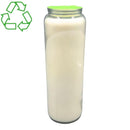 Lampe de neuvaine godet verre recyclable. Lampe de sanctuaire, cire mix végétal/minéral. Flamme +/- 9 jours  Ø 6.5 cm H 21,5 cm Ciergerie Desfossés