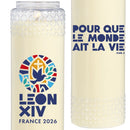 Bougie neuvaine Pape Léon XIV - France 2026 Conférence des Evêques de France