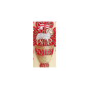 Détail du calice doré et rouge en relief, décor du cierge pascal Croix Célébration Agneau