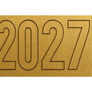 Millésime 2027 pour cierge pascal : les chiffres 2027 couleur or