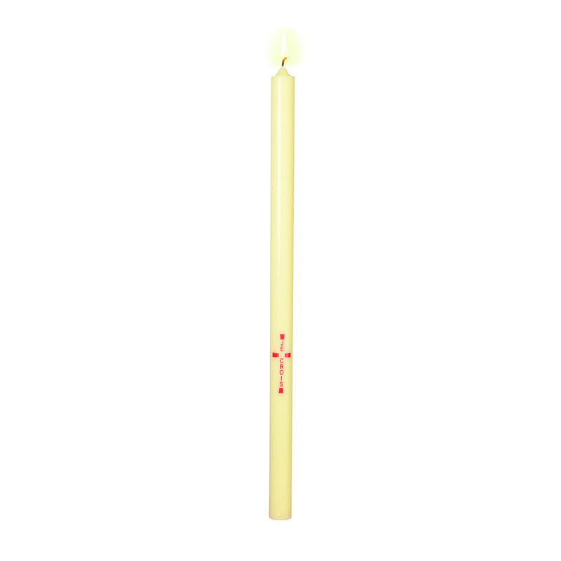 Cierge de communion avec sérigraphie 55 cm (x2)