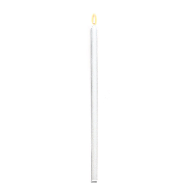 Cierge de procession Candela blanc Diamètre 1.4 cm Hauteur 36 cm carton de 5 kg environ 100 cierges Ciergerie Desfossés