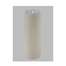 Lampe neuvaine à personnaliser impression quadrichromie Lampe de sanctuaire à combustible végétal solidifié Cire végétale, godet plastique. Ø 6.5 cm H 18 cm 560 g Combustion 9 jours - Ciergerie Desfossés