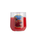 Bougie photophore Nativité. Godet en verre. Une flamme pendant 24 heures. Cierge Desfossés 