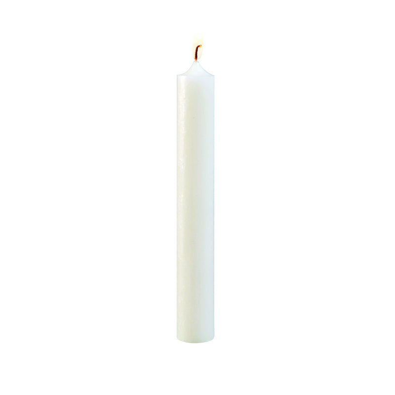 Bougie traditionnelle pour candélabre 26 cm (x12)