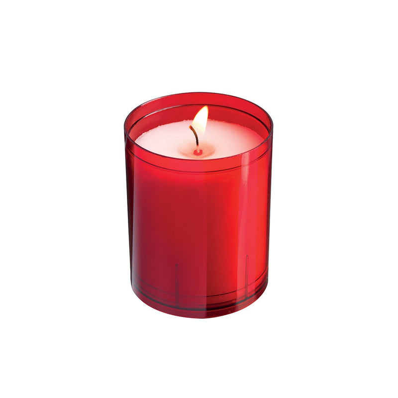 Veilleuse votive plastique recyclé V05 - Durée 20h couleurs au choix