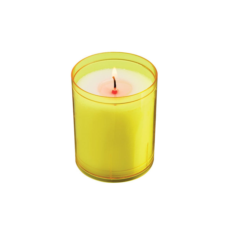 Veilleuse votive plastique recyclé V05 - Durée 20h couleurs au choix