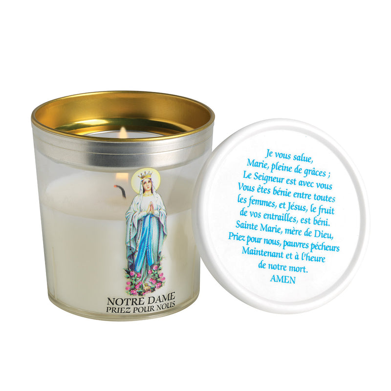 V16 Godet transparent avec collerette et couvercle (x120)