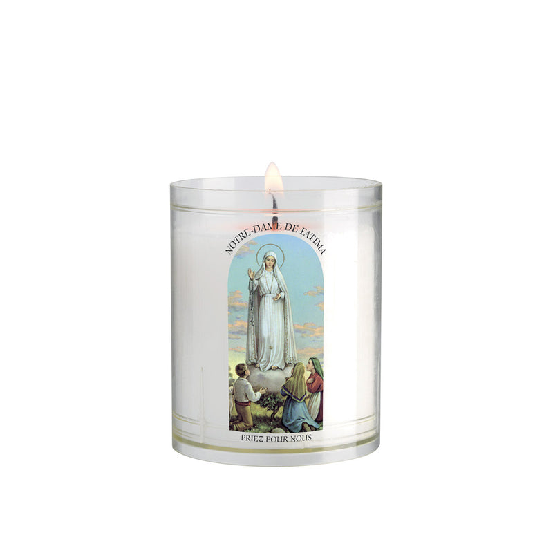 V05 Veilleuse plastique recyclé "Notre Dame de Fatima"