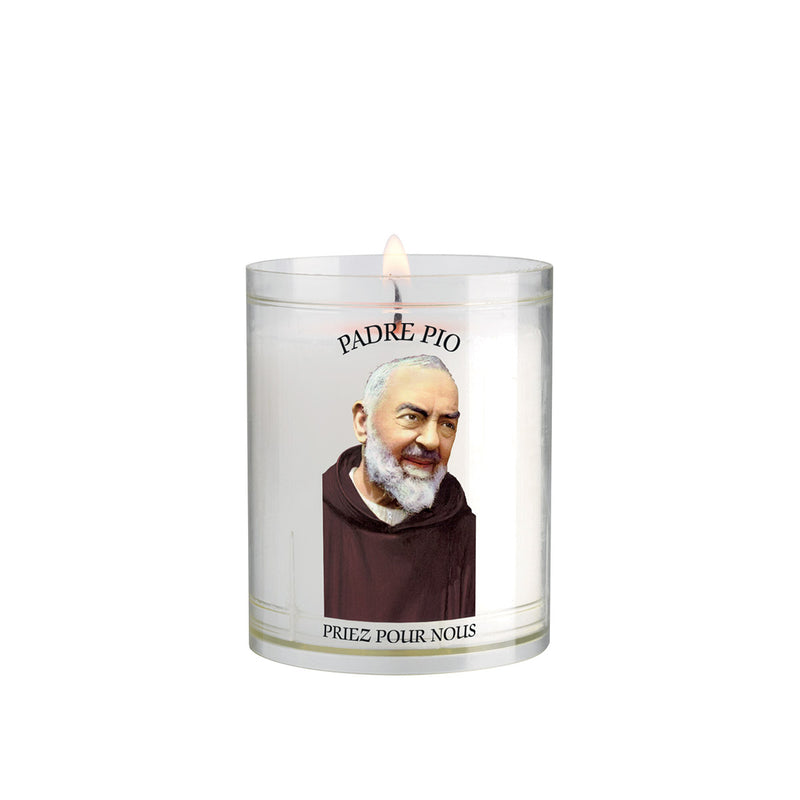 V05 Veilleuse plastique recyclé "Padre Pio"