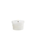 Veilleuse votive Luminat V72 blanc Cire végétale, zéro plastique, godet 100% végétal. Ø 4.58 cm H 2.9 cm Combustion 5h. Ciergerie Desfossés