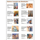 Textes et effigies veilleuses votives collection Béatitudes Ciergerie Desfossés