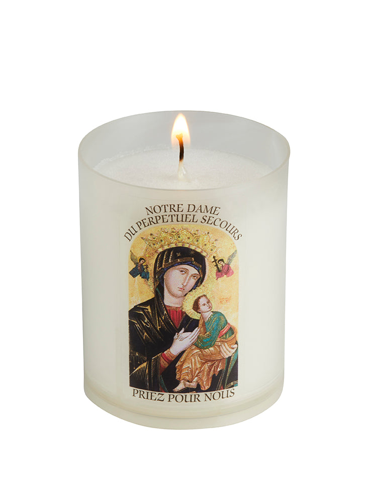 V80 Veilleuse Luminat végétale "Notre Dame du Perpétuel Secours"