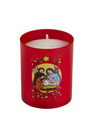 Veilleuse bougie votive Luminat "Nativité Laëtitia Zink" V80