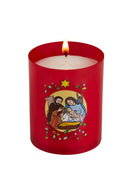 Veilleuse bougie votive Luminat "Nativité Laëtitia Zink" V80