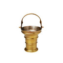 Bénitier en bronze fondu et poli