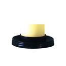 Bougeoir en bakélite pour cierge et bougie droite diamètre de 4,5cm.. Coloris noir Ciergerie Desfossés