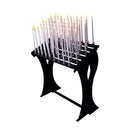 Brûloir à cierges avec piques d'une capacité de 54 cierges  H 96 cm P 43 cm L 91 cm