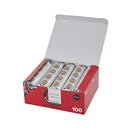 100 pains d'allumage charbon instantané par boîte  Petit modèle Ø 33 mm Ciergerie Desfossés