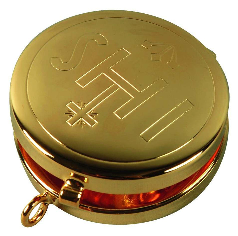 Custode montre pour célébration de cérémonies religieuses 9 hosties Ø 55 mm H 1,5 cm Ciergerie Desfossés