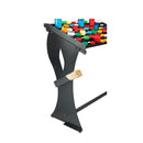 Ce porte allume souches d'autel en métal noir est livré avec boulon et écrou frein.  S'adapte très facilement sur l'un des deux côtés du brûloir et permet de proposer les allumes souches d'autel.