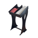 Ce présentoir à veilleuses dispose de quatre casiers  Disponible en version avec ou sans effigie visible Dimensions H 96 cm P 47 cm L 91 cm Brûloir et présentoir